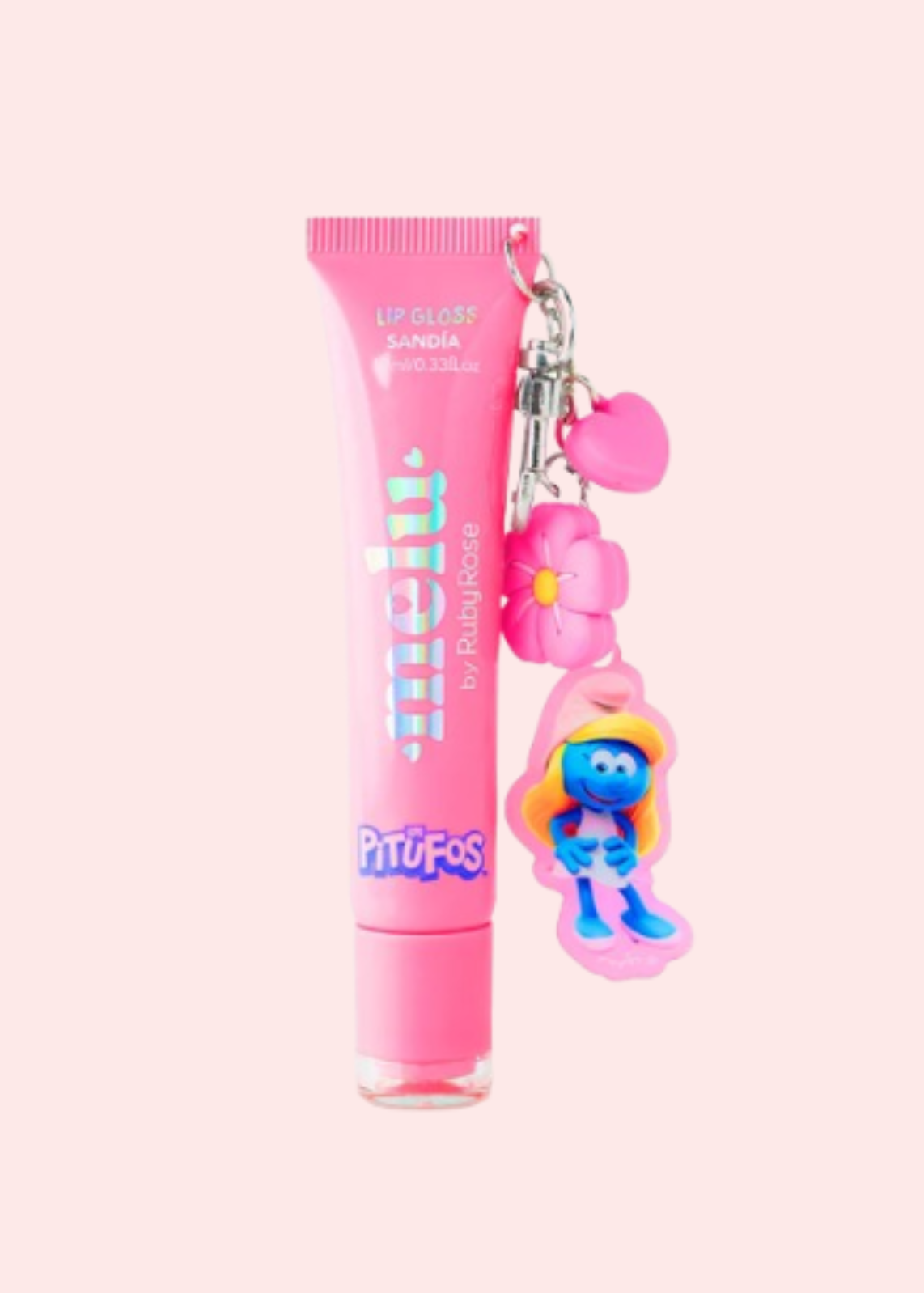 RUBY ROSE LIP GLOSS COLAPSIBLE PITUFOS FRESA