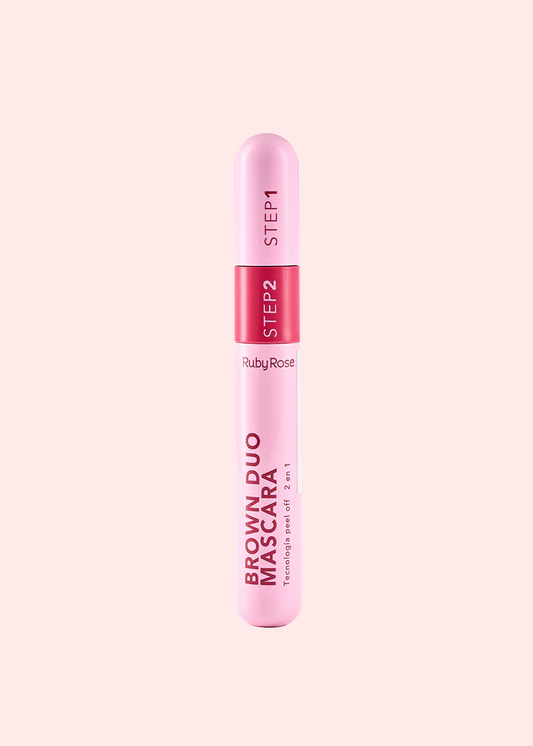 RUBY ROSE PESTAÑINA DUO CAFE MASCARA STEP2 STEP 1 HB-F000BROW