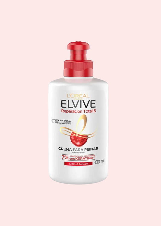 Elvive Crema Para Peinar Reparacion Total 5 300 Ml