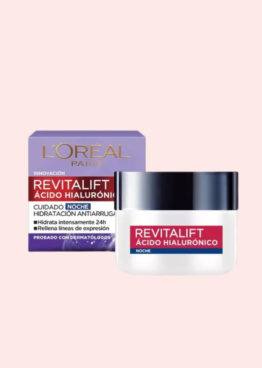 Loreal Acido Hialuronico Cuidado Noche Fps20   50Ml