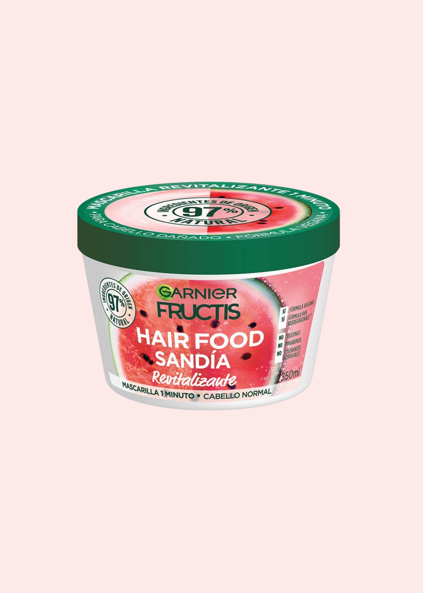 Garnier Tratamiento Fructis Hair Food Sandia 350Ml