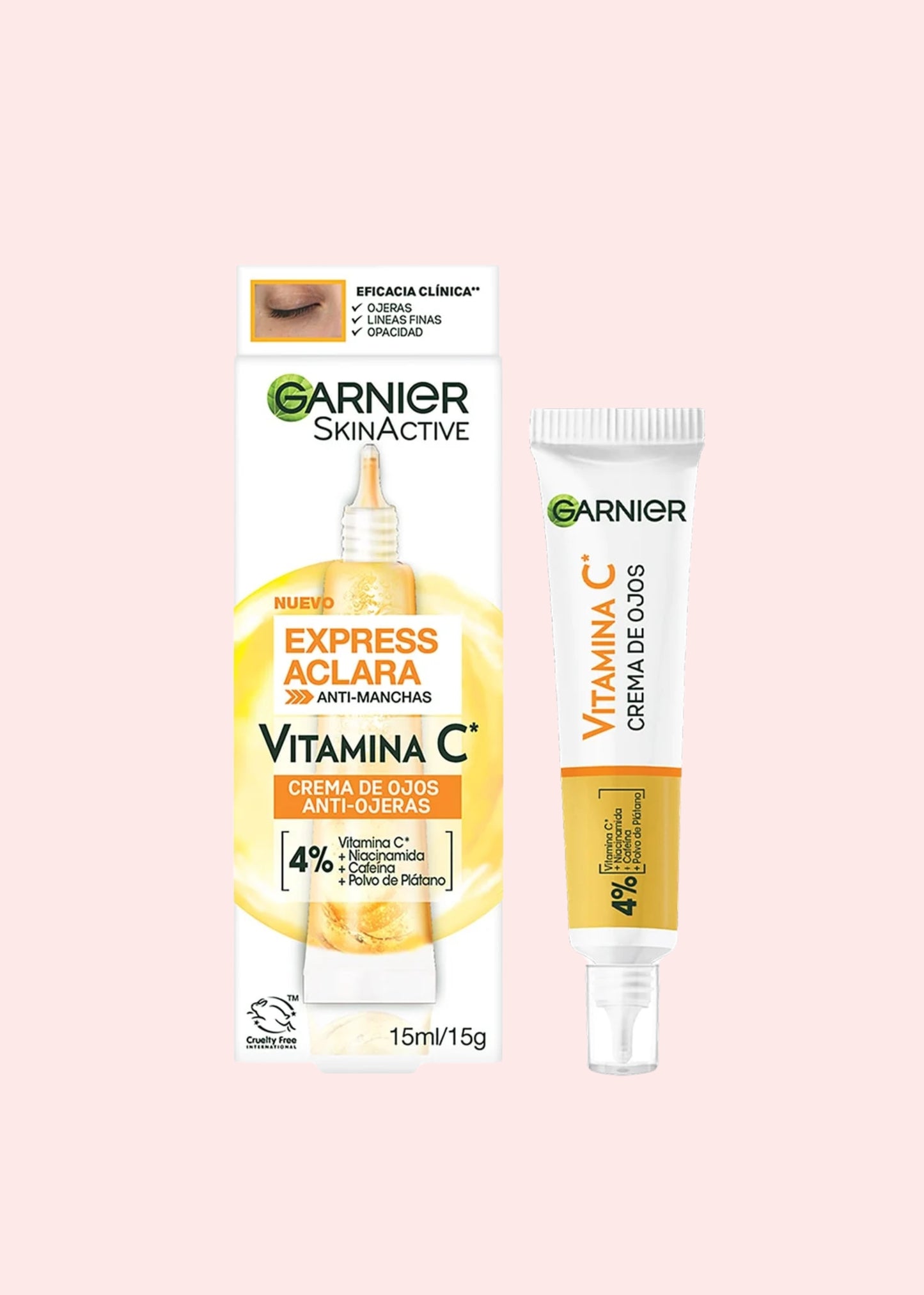 GARNIER CREMA ILUMINADORA CONTORNO DE OJOS 15ML
