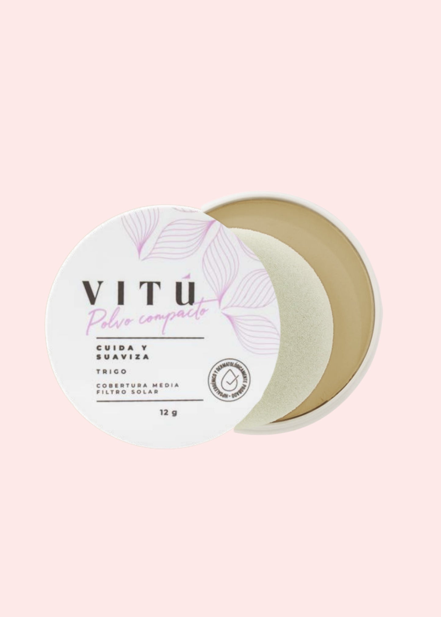VITU POLVO COMPACTO DE TRIGO Y FILTRO SOLAR 3 NUEZ