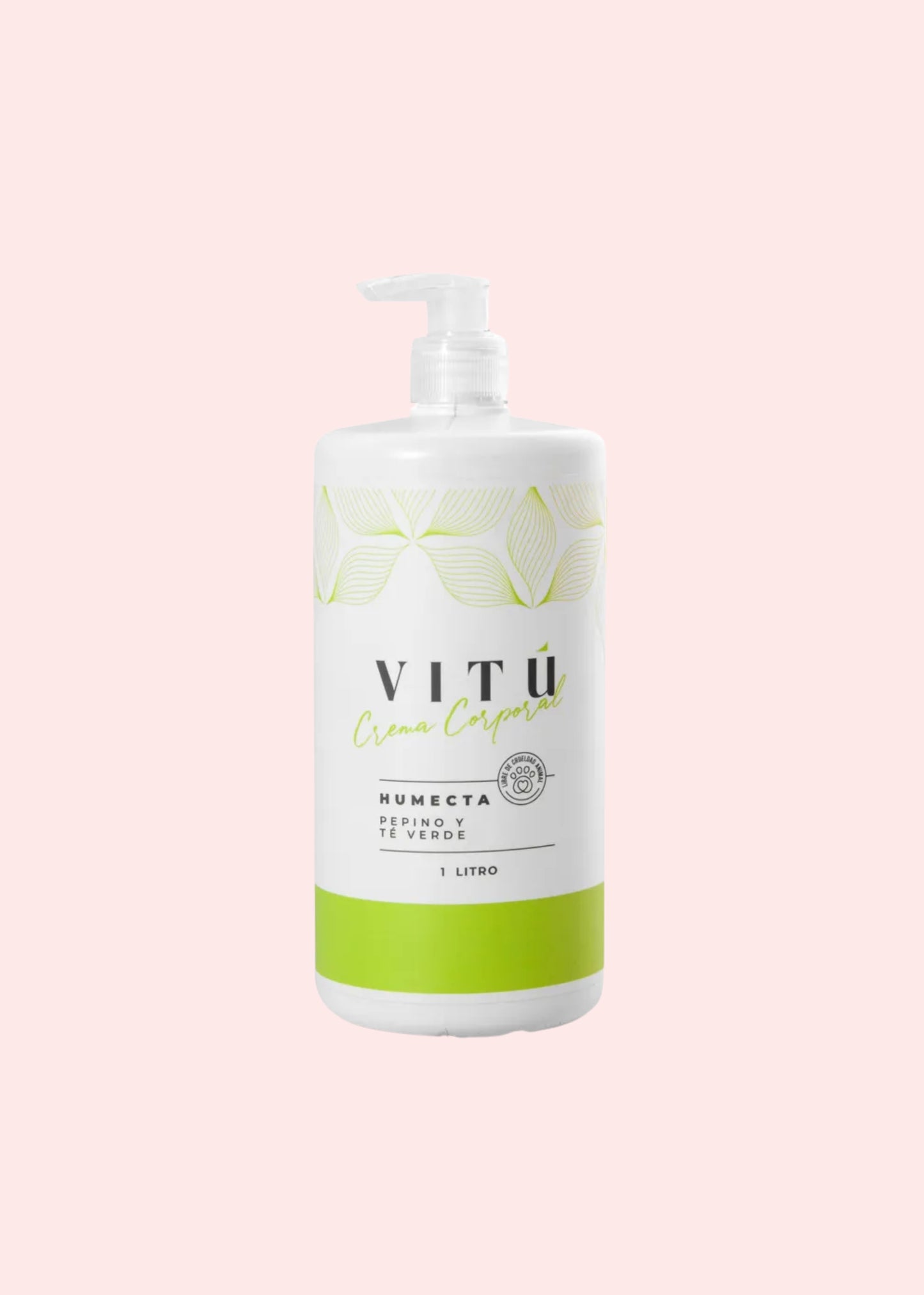 VITU CREMA CORPORAL PEPINO Y TE VERDE 1000 ML