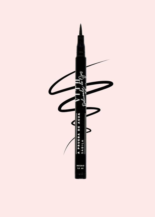 VITU DELINEADOR LIQUIDO OJOS SABILA MONO NEGRO 1.5 ML