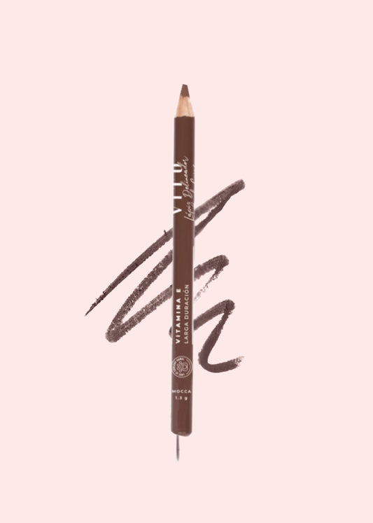 Vitu Lapiz Delineador De Cejas Vitamina E 4 Mocca 1.3 G