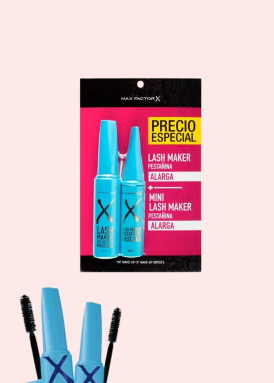 MAX FACTOR PESTAÑINA LASH MAKER NEGRA Y MINI TRADICIONAL