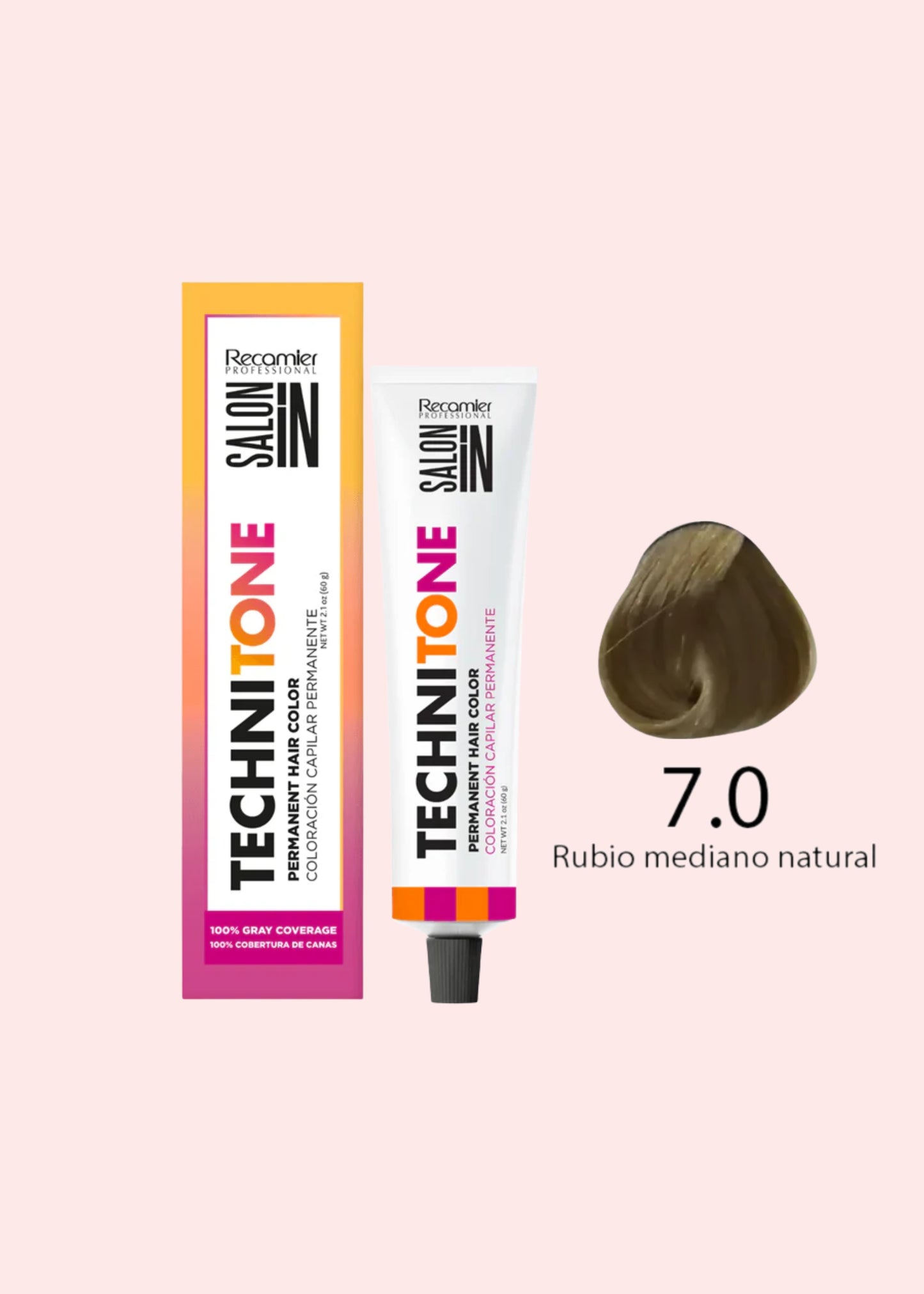 RECAMIER SALON IN TECHNI TONE TINTE 7.0 - 60G