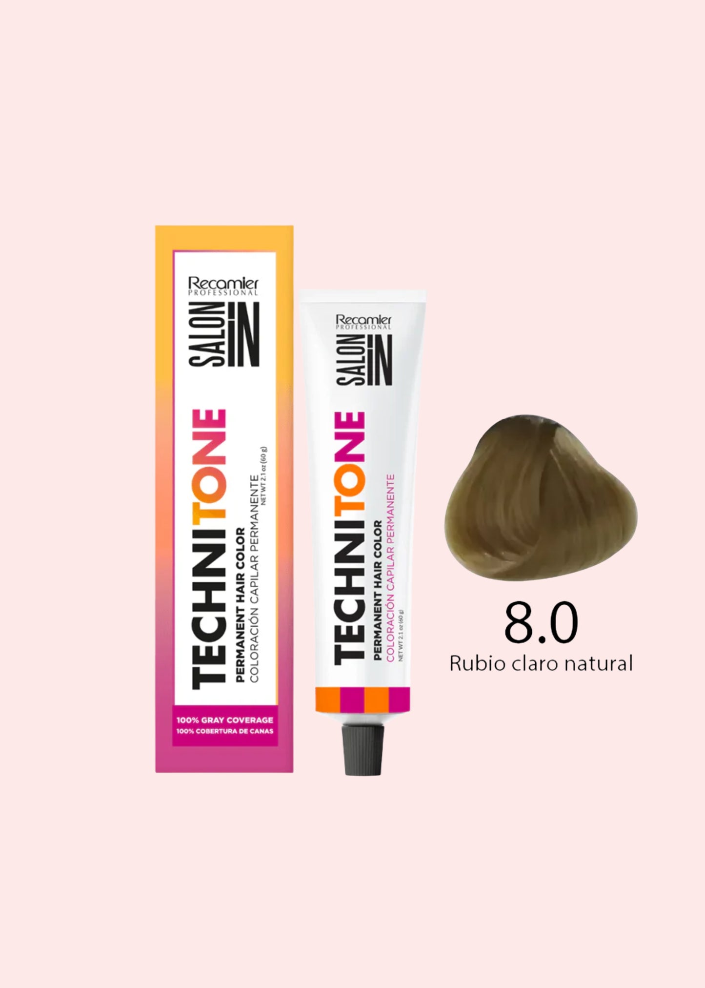 RECAMIER SALON IN TECHNI TONE TINTE 8.0 - 60G