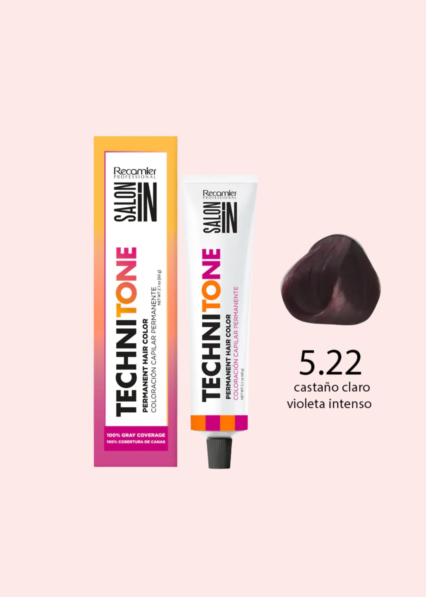 RECAMIER SALON IN TECHNI TONE TINTE 5.22 - 60G