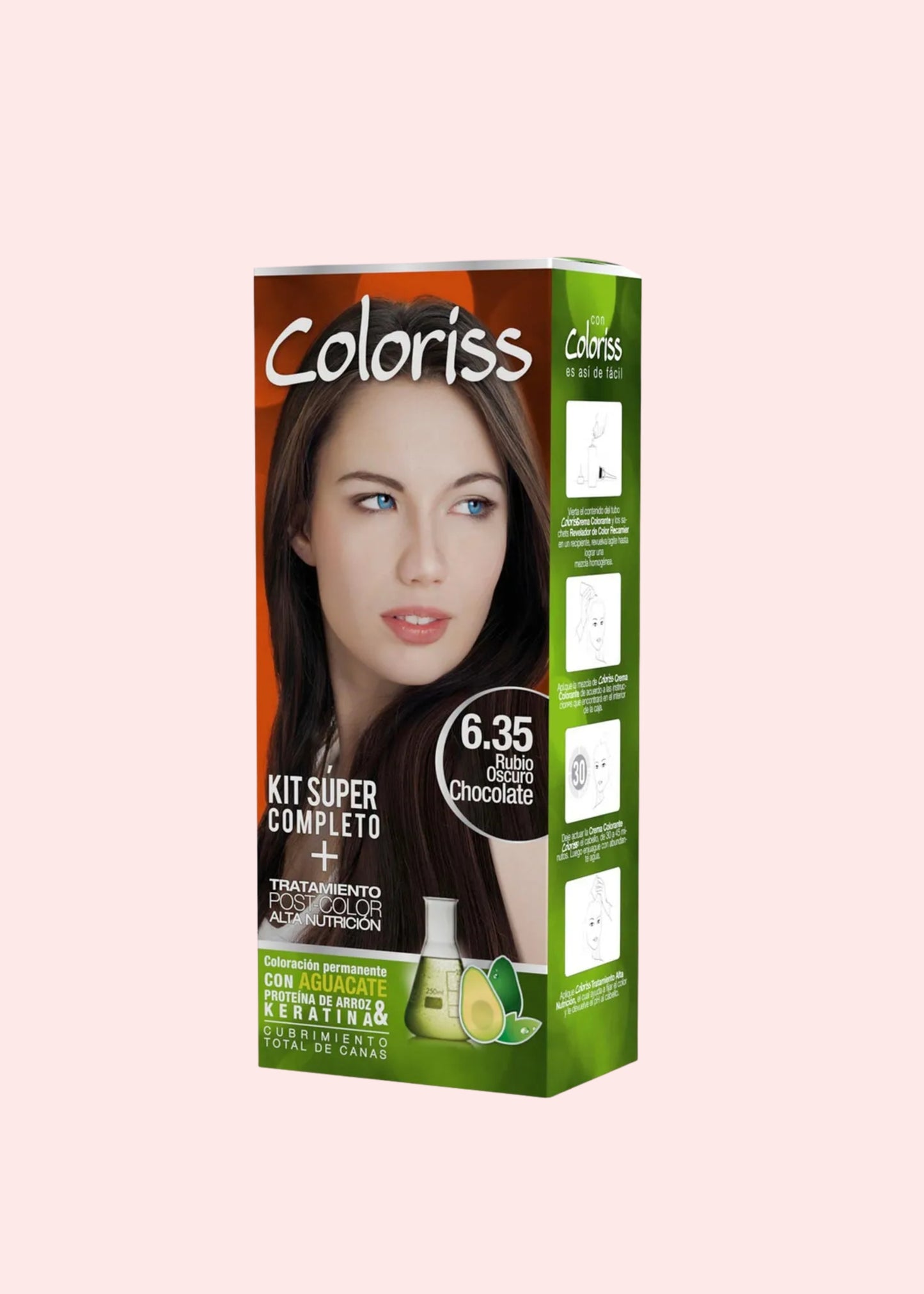 RECAMIER COLORISS TINTE KIT N° 6.35 *50 G