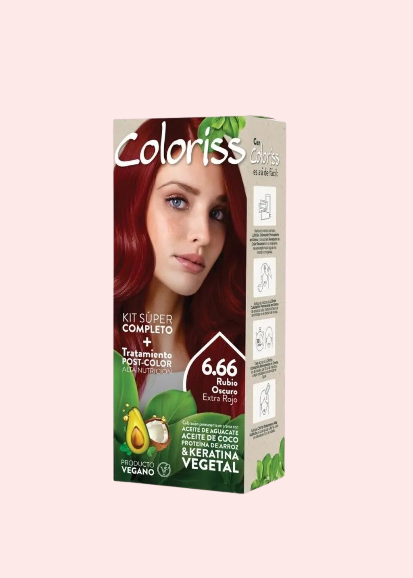RECAMIER COLORISS TINTE KIT N° 6.66 *50 G