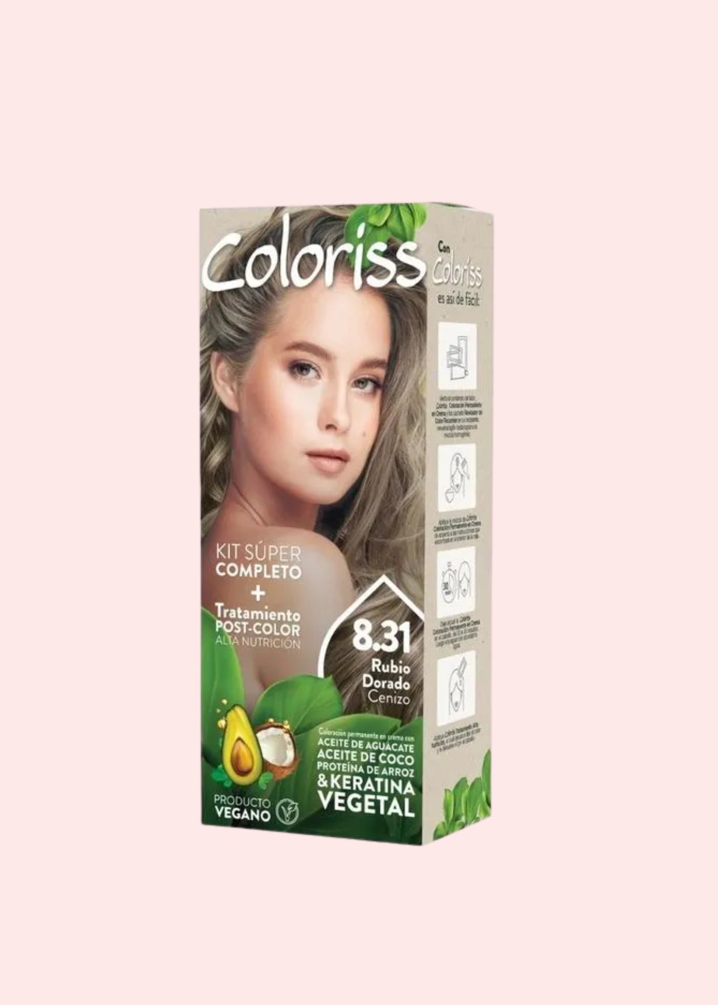 RECAMIER COLORISS TINTE KIT N°8.31 *50 G