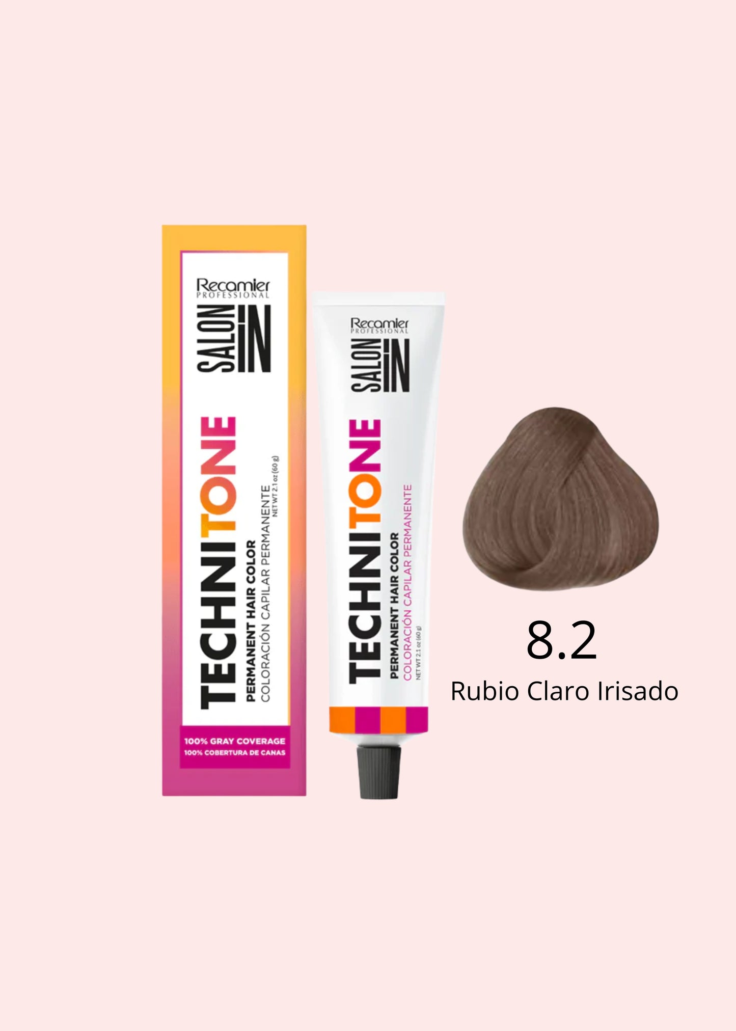 RECAMIER SALON IN TECHNI TONE TINTE 8.2 RUBIO CLARO IRISADO
