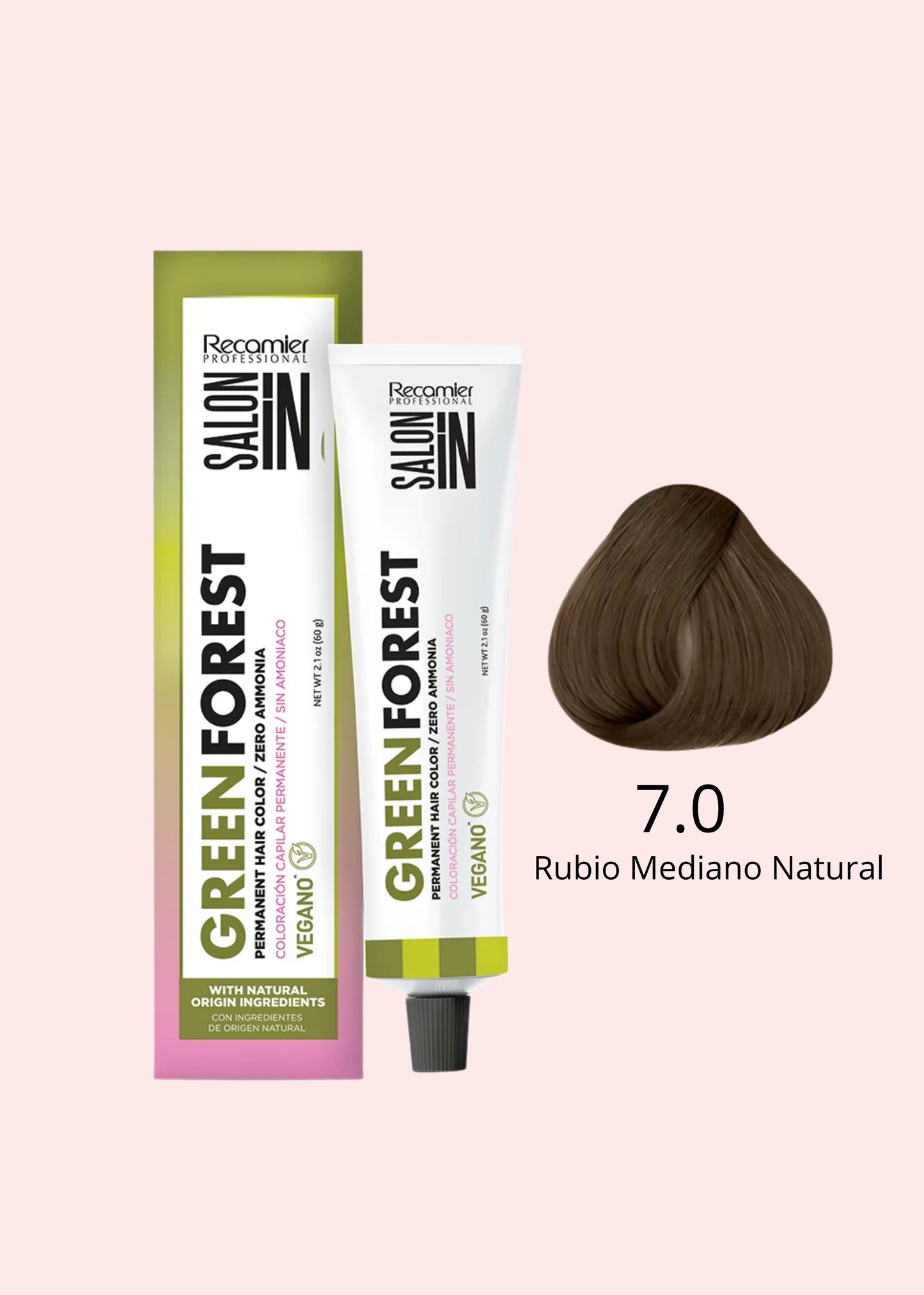 RECAMIER SALON IN GREEN FOREST TINTE 7.0 60 ML
