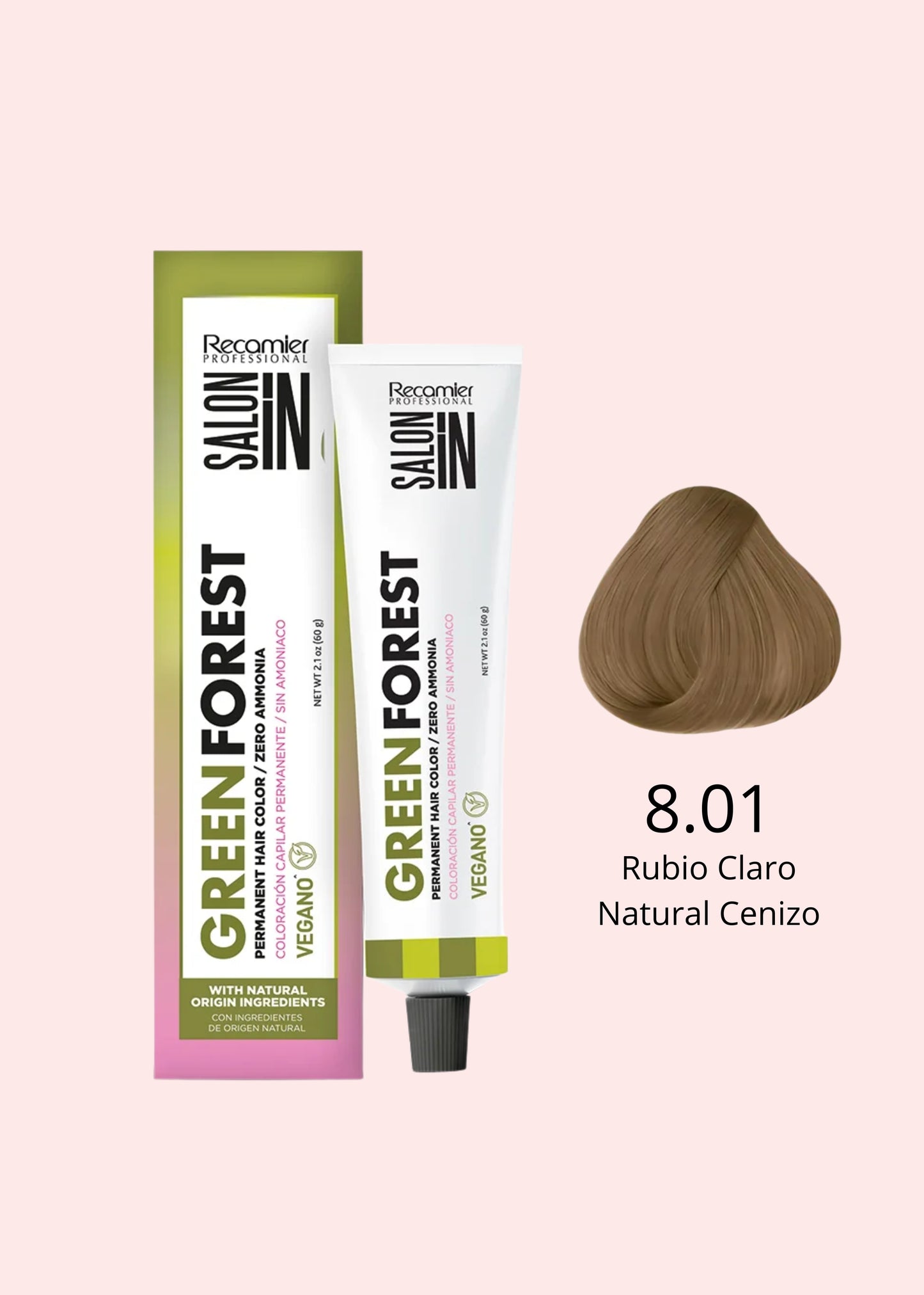 RECAMIER SALON IN GREEN FOREST TINTE 8.01 60 ML