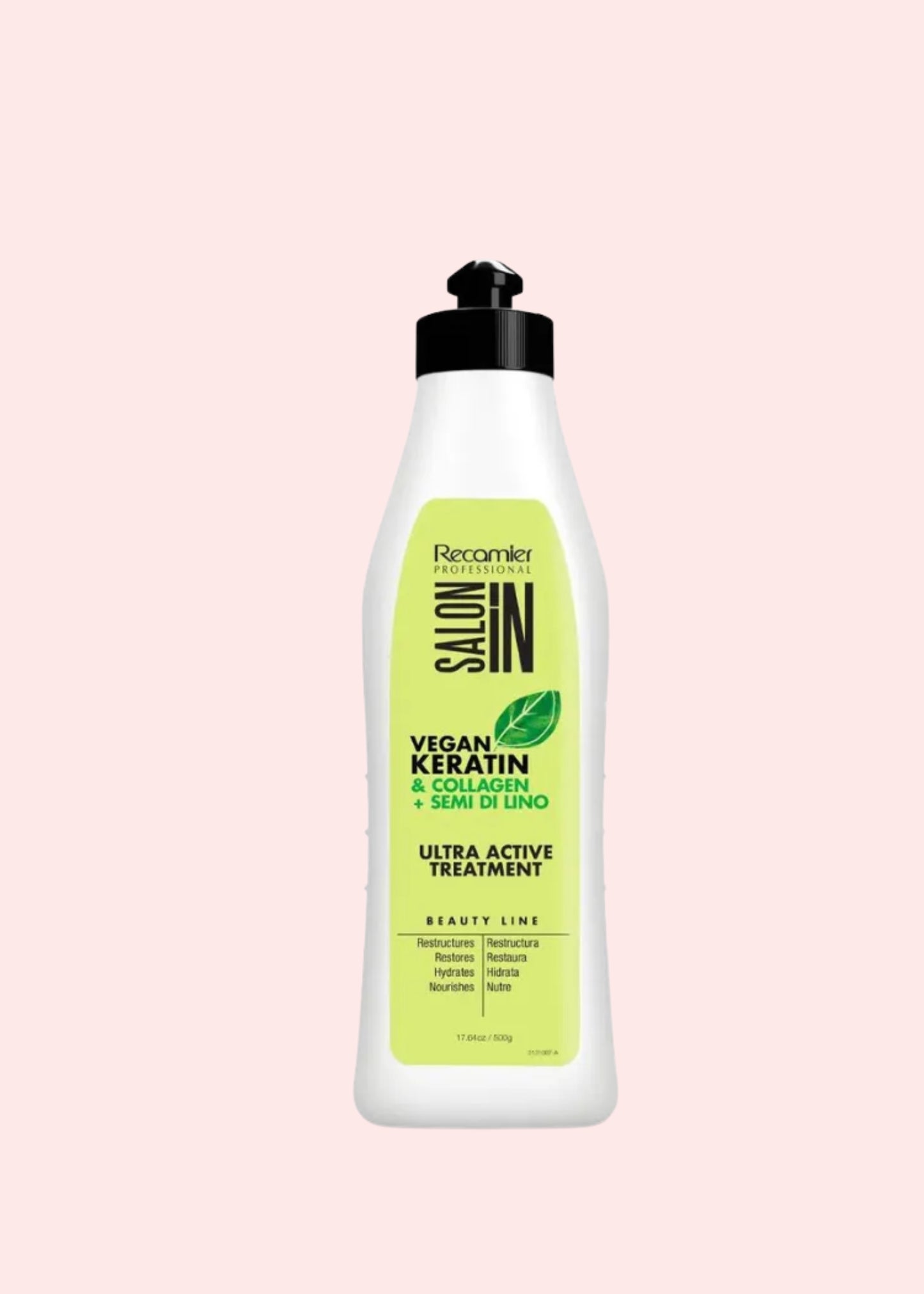 RECAMIER SALON IN TRATAMIENTO ULTRA ACTIVE KERATIN 500 ML