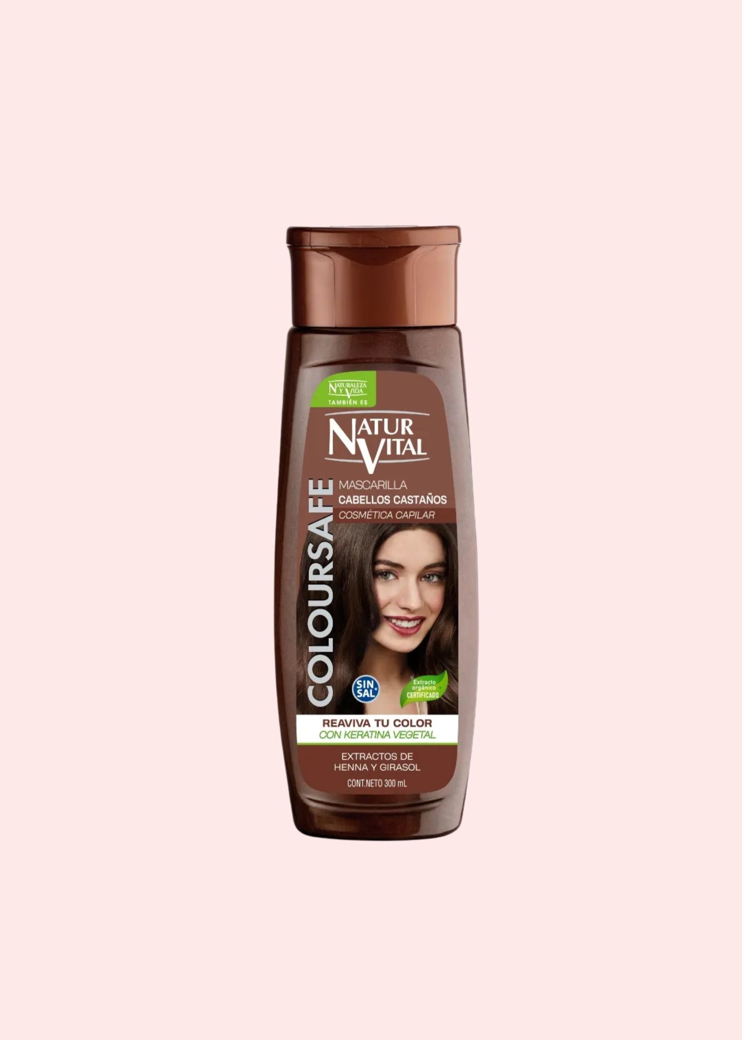 NATURALEZA Y VIDA MASCARILLA COLOURSAFE 300 ML - CASTAÑO