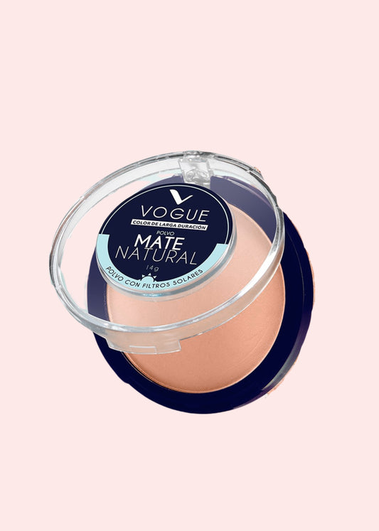 Vogue Polvo Compacto Mate Natural Durazno 14 Gr