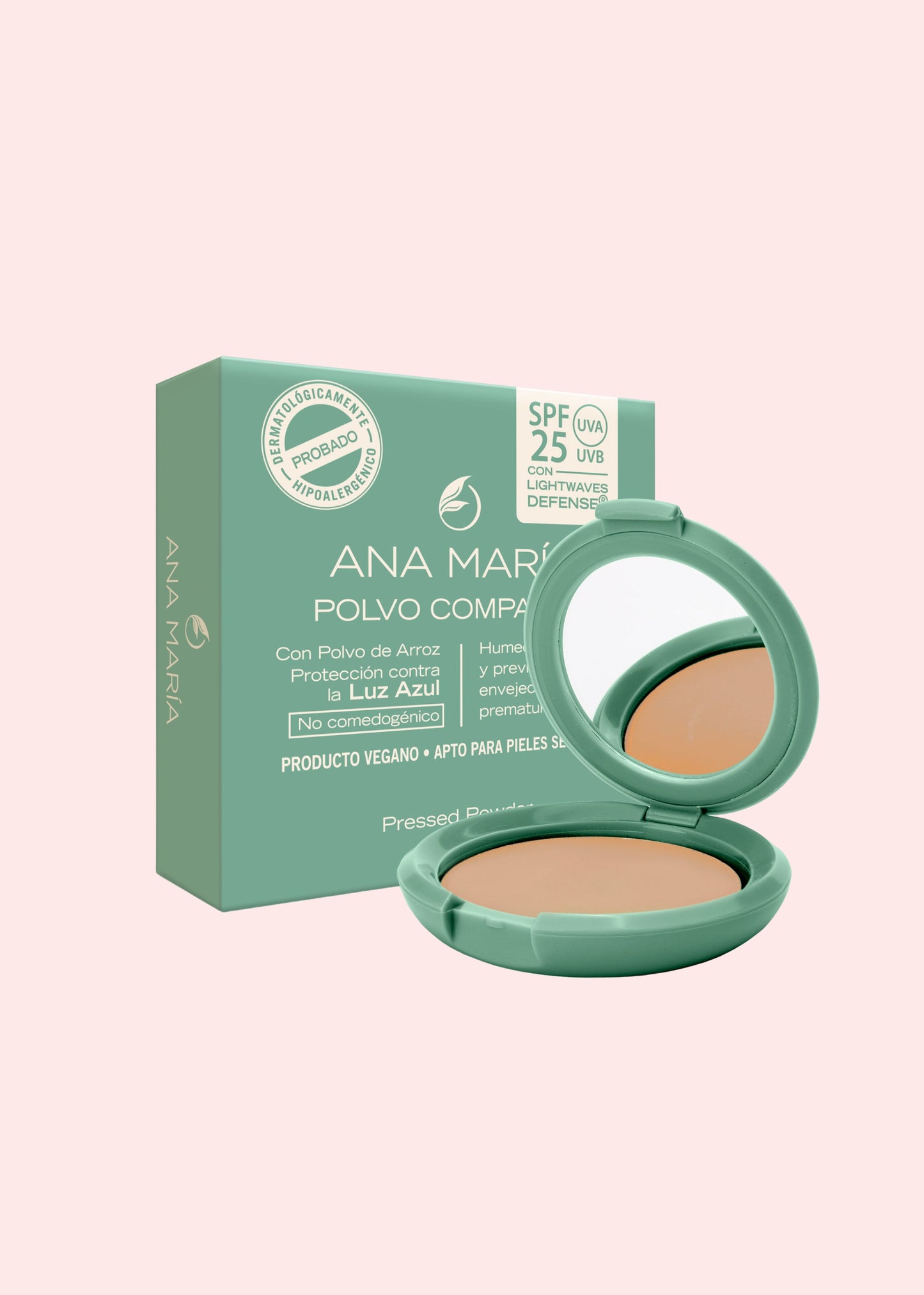 ANA MARIA POLVO COMPACTO ACLARANTE CANELA N 23 15G