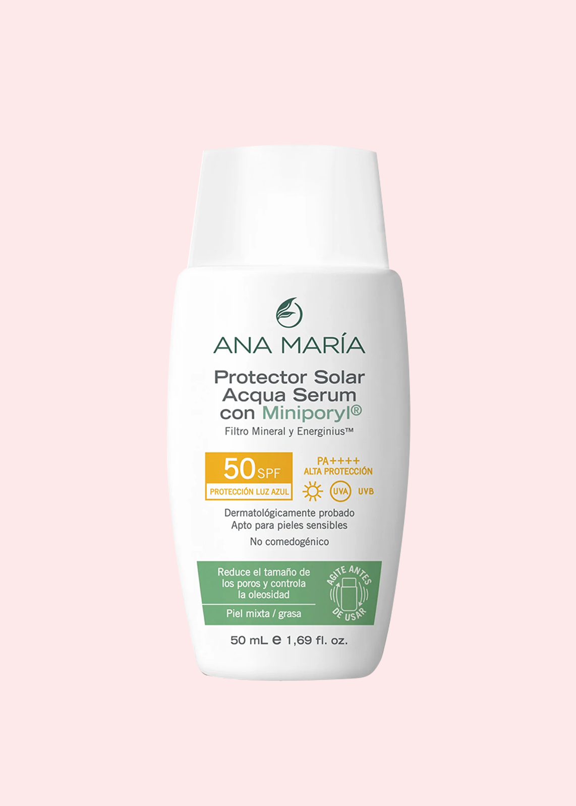 ANA MARIA PROTECTOR SOLAR ACQUA SERUM CON MINIPORLY 50 SPF