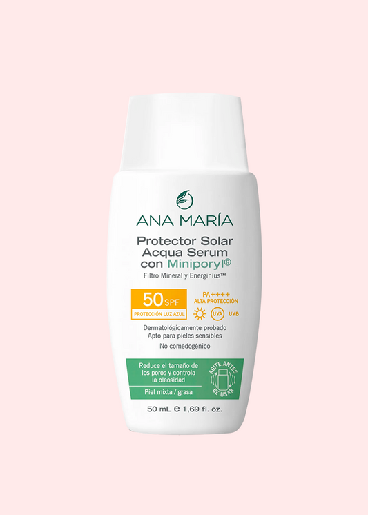 ANA MARIA PROTECTOR SOLAR ACQUA SERUM CON MINIPORLY 50 SPF