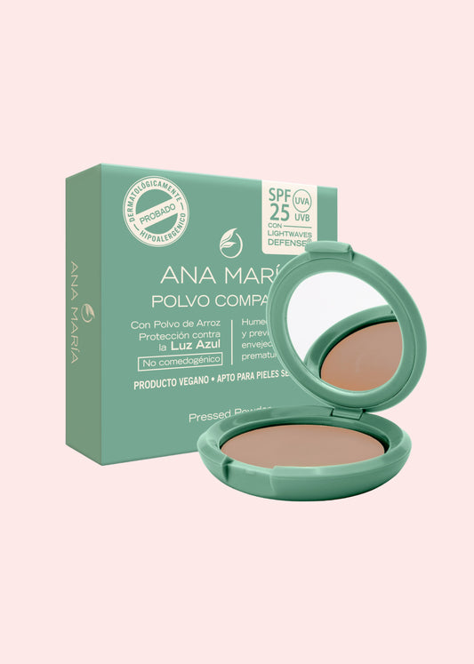 ANA MARIA POLVO COMPACTO N°25 MOCA 15GR