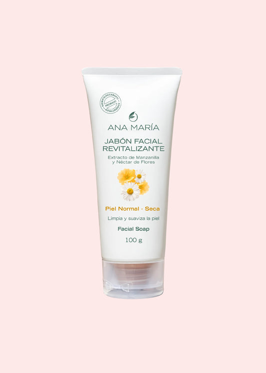 ANA MARIA JABON FACIAL PIEL NORMAL SECA CON MANZANILLA Y MIEL 100GR