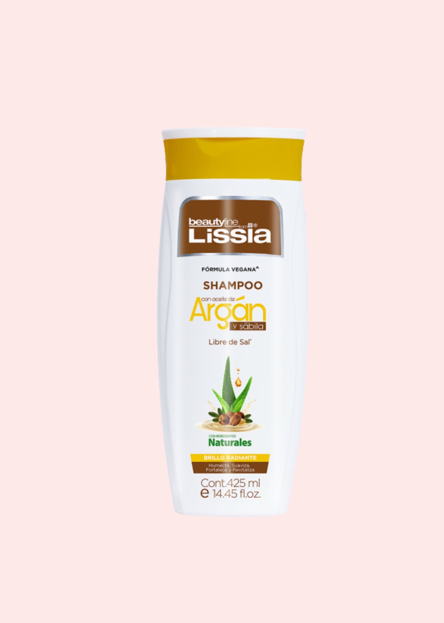 Lissia Shampoo Aceite De Argan Y Sabila 425 Ml
