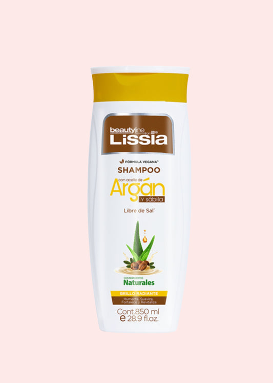 Lissia Shampoo Aceite De Argan Y Sabila 850 Ml
