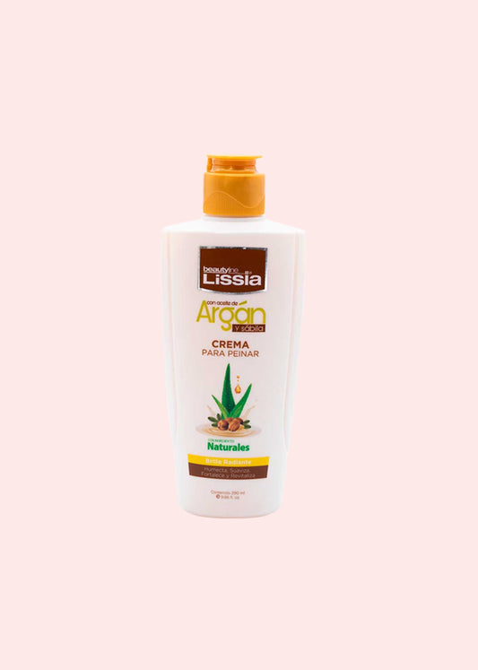 Lissia Crema Para Peinar Aceite De Argan Y Sabila 290Ml