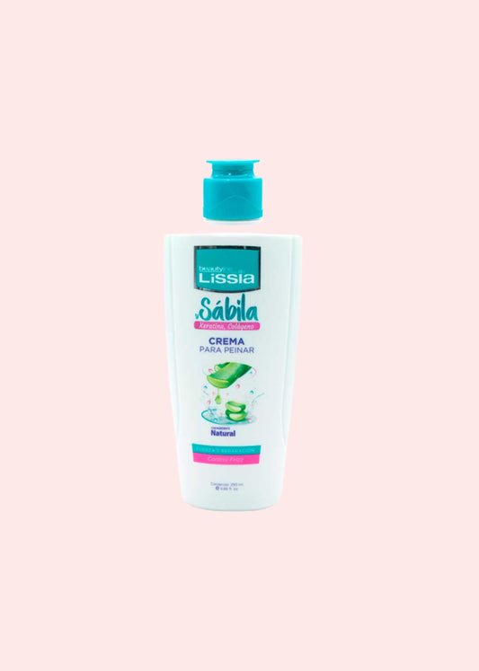 LISSIA CREMA PARA PEINAR SABILA, KERATINA Y COLAGENO 290ML