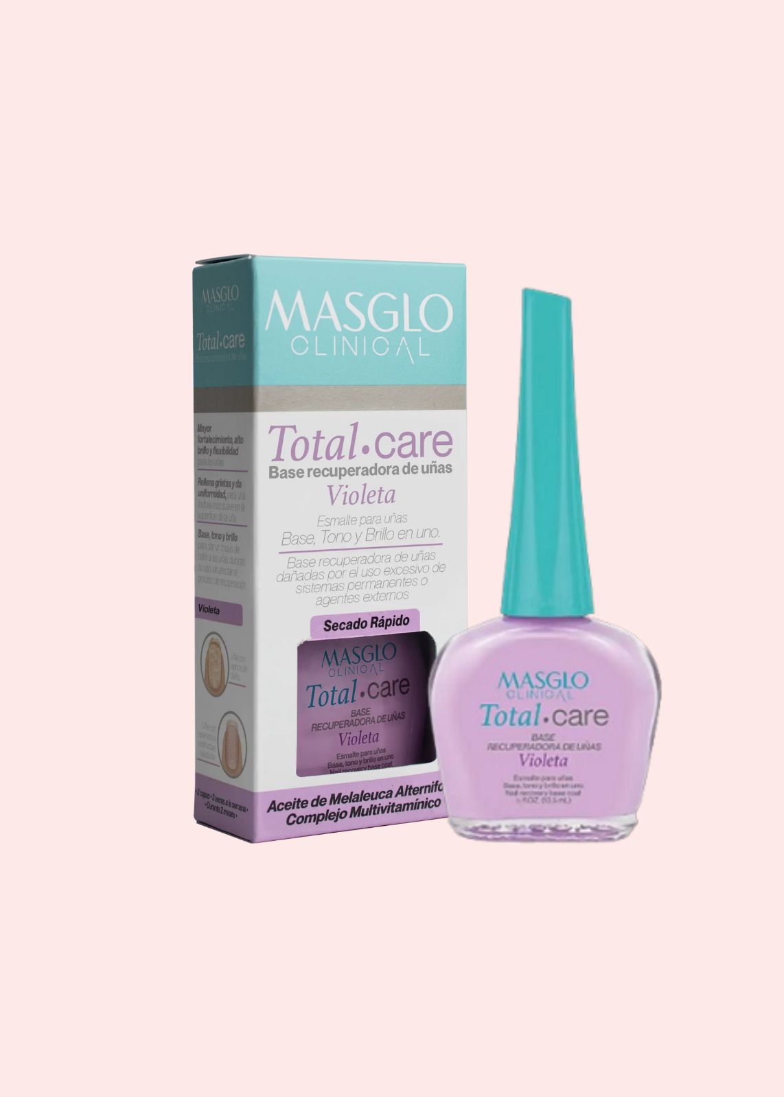 MASGLO CLINICAL TOTAL CARE BASE VIOLETA 13ML