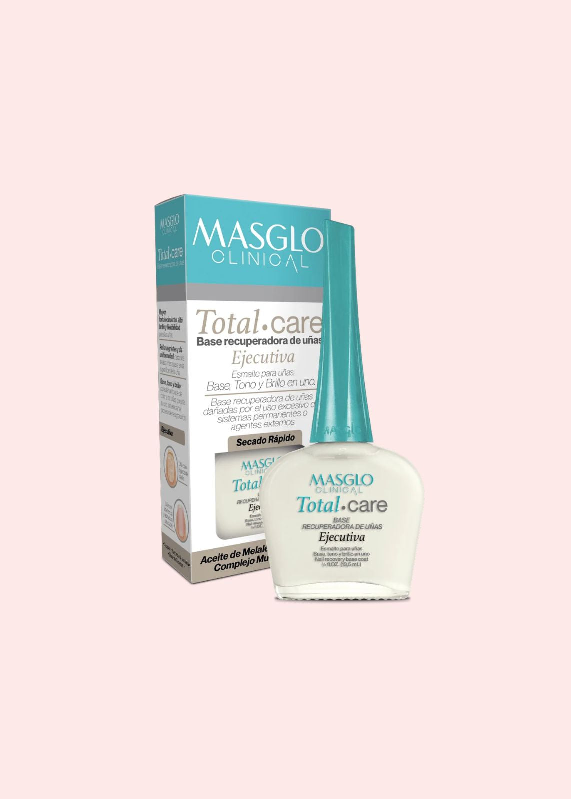 MASGLO CLINICAL TOTAL CARE BASE RECUPERADORA UÑAS EJECUTIVA 13ML