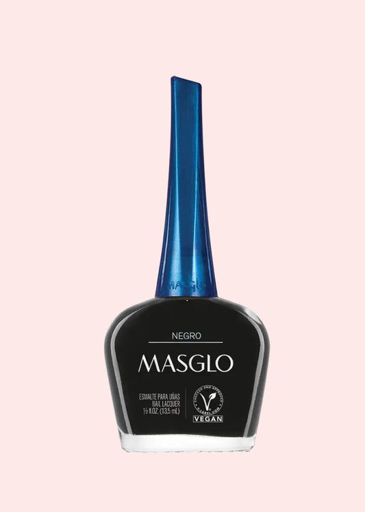 MASGLO ESMALTE NEGRO 13~5 ML # 0-4
