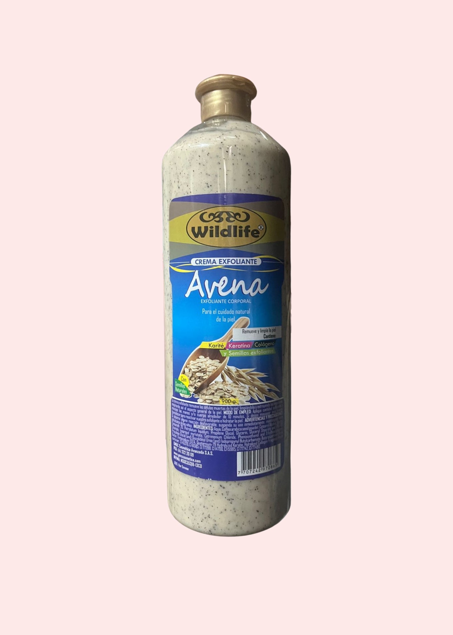 WILDLIFE CREMA EXFOLIANTE AVENA 900 GR