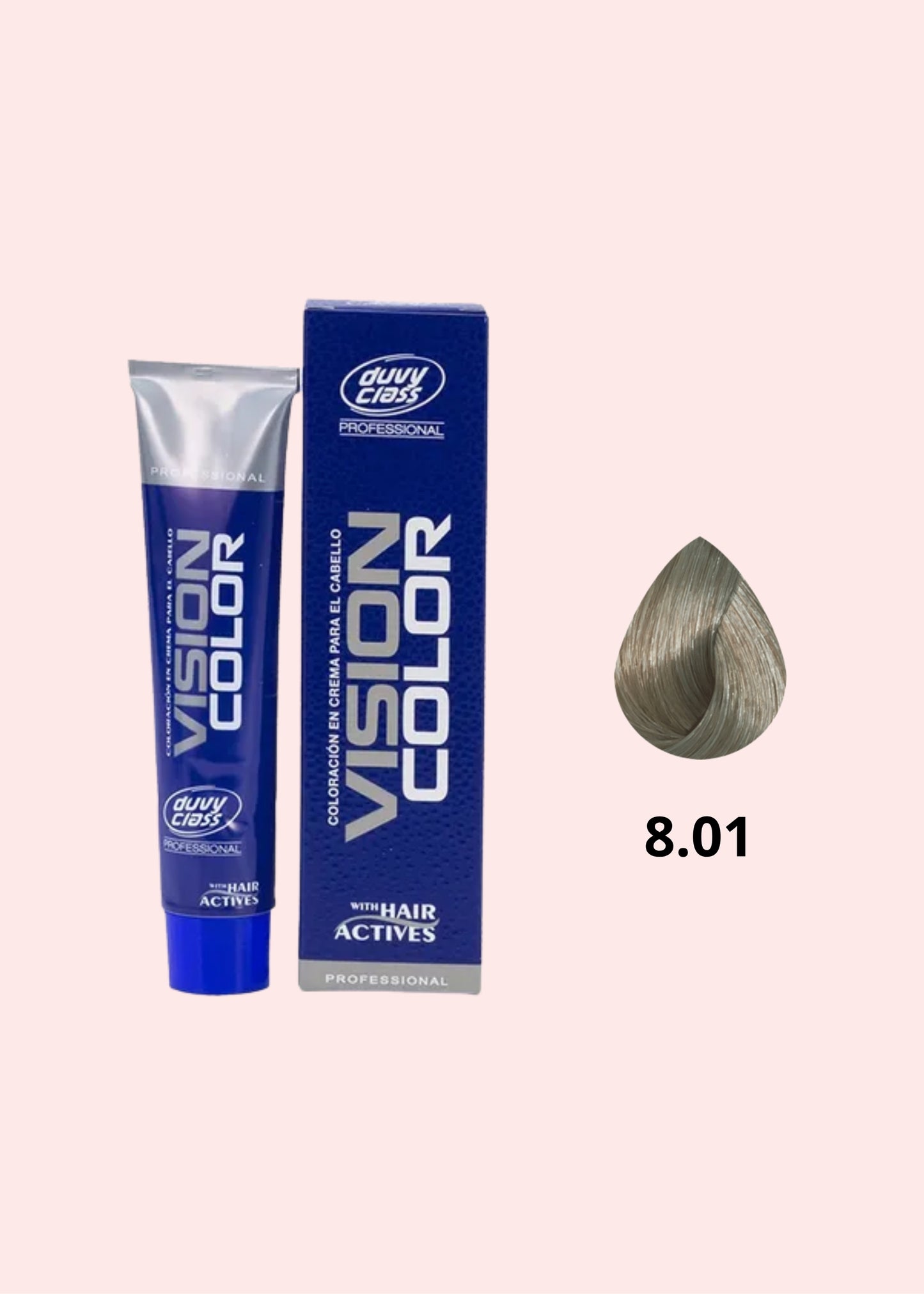 Duvy Class Tinte 8.01 Rubio Claro Natural Cenizo