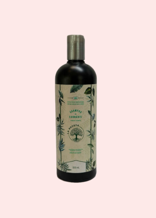 LA RECETA CBD SHAMPOO DE CANNABIS Y ARGAN 500 ML