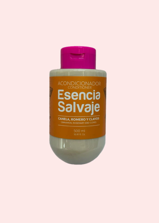 ESENCIA SALVAJE ACONDICIONADOR CANELA, ROMERO Y CLAVOS 500ML