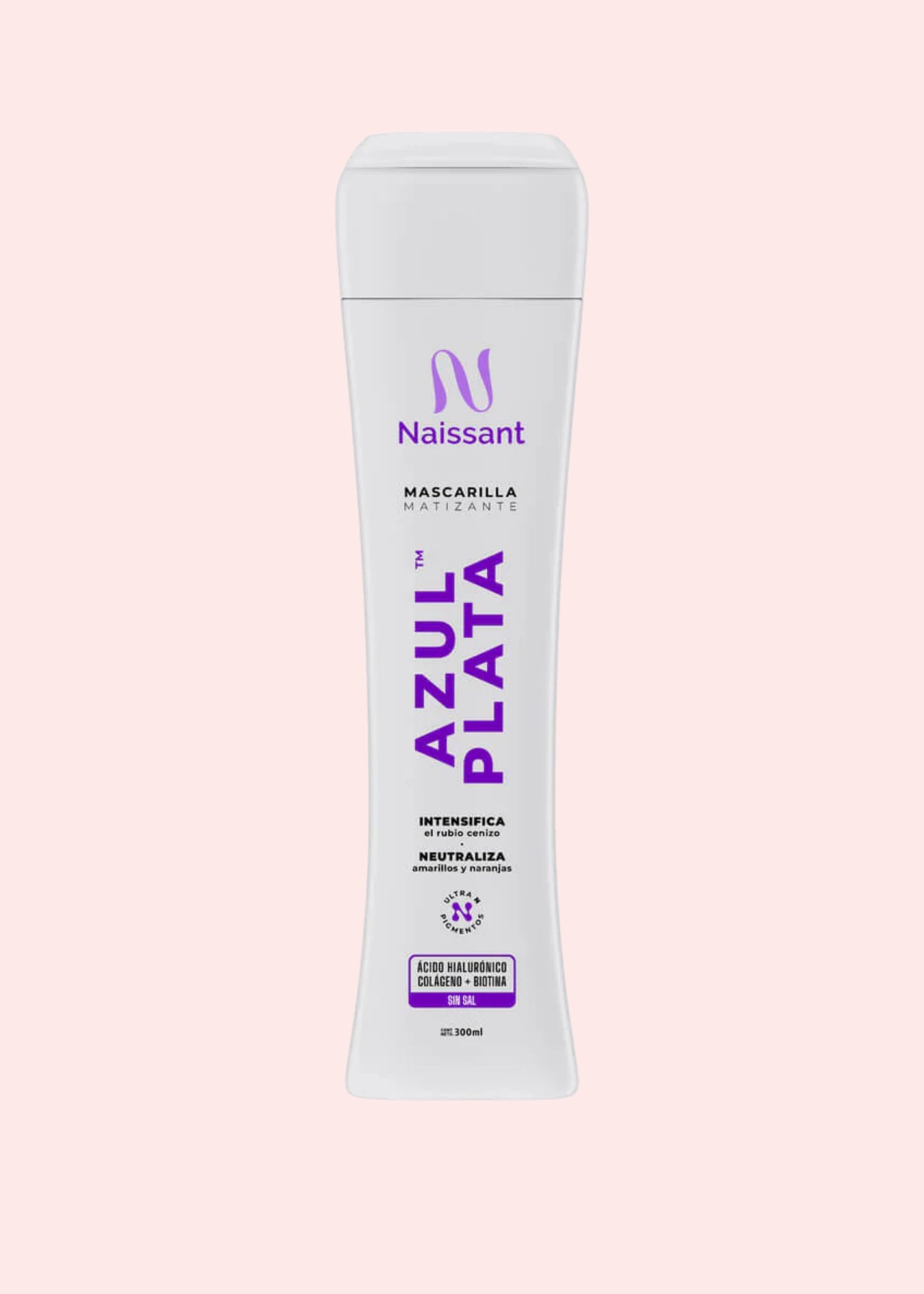 NAISSANT MASCARILLA MATIZANTE 300 ML AZUL PLATA
