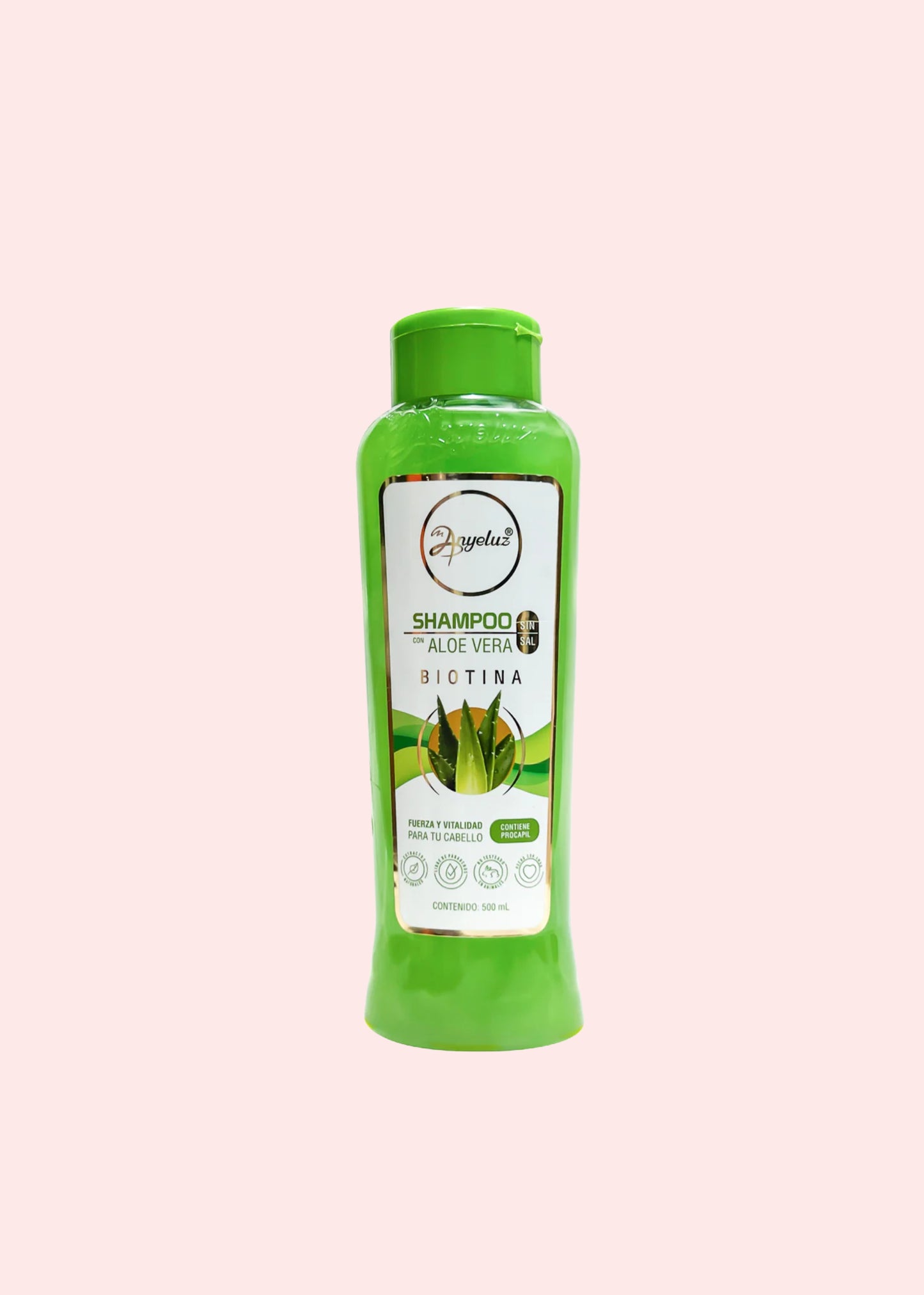 Anyeluz Sh Aloe Vera Cabello Graso 500 Ml