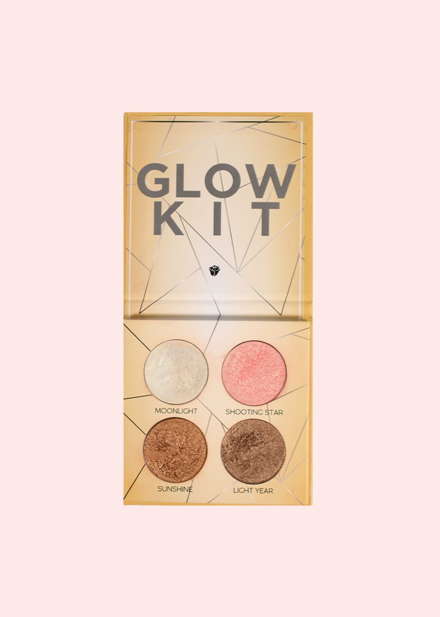DOLCE BELLA PALETA DE ILUMINADORES PARA EL ROSTRO X4 GB0130