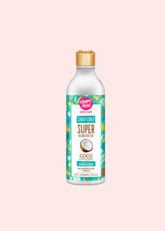 Happy Anne Acondicionador Super Reconstructor Coco Y Macadamia 340 Ml