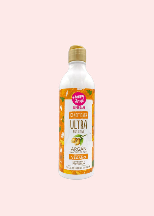 Happy Anne Acondicionador Argan Y Aceite De Acai 340 Ml Vegano