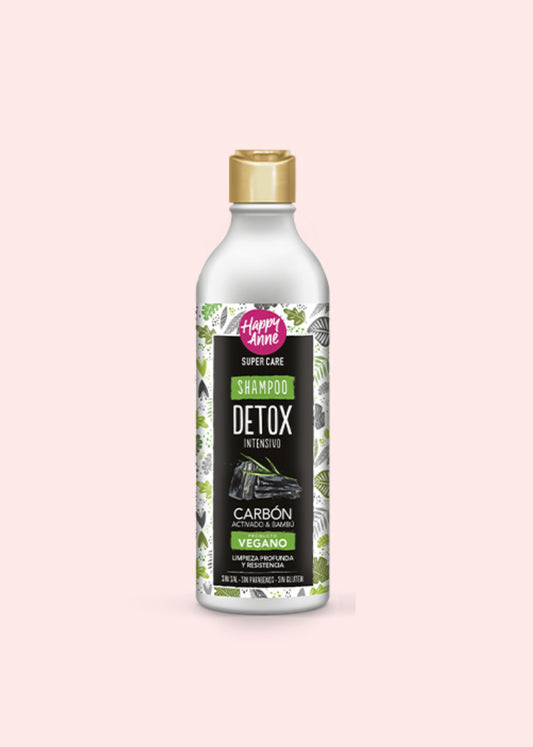 HAPPY ANNE SHAMPOO DETOX INTENSIVO CARBON ACTIVADO Y BAMBU 340ML