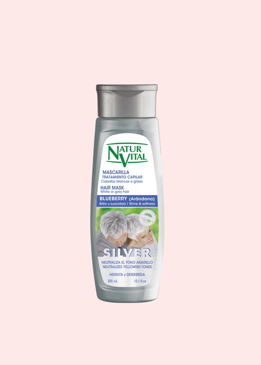 NATURALEZA Y VIDA MASCARILA CABELLOS BLANCOS O GRISES SILVER 300ML