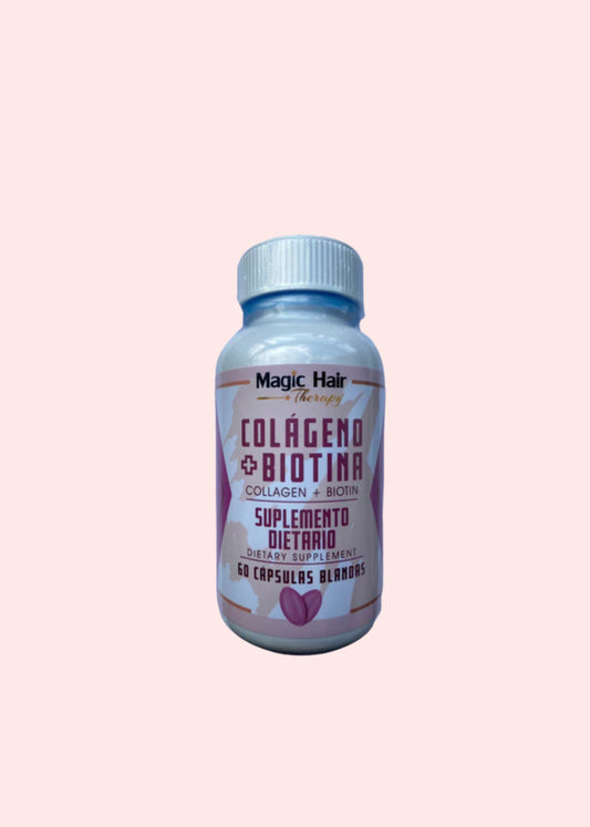 MAGIC HAIR CAPSULAS BLANDAS COLAGENO + BIOTINA 60 UND