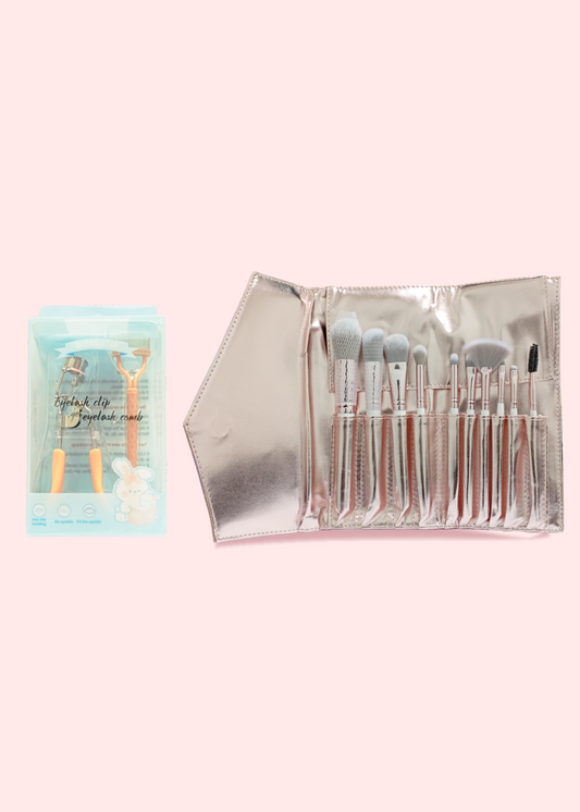 KIT BEAUTY MARKET NAVIDAD 2025 ENCRESPADOR Y SEPARADOR + KIT DE BROCHAS