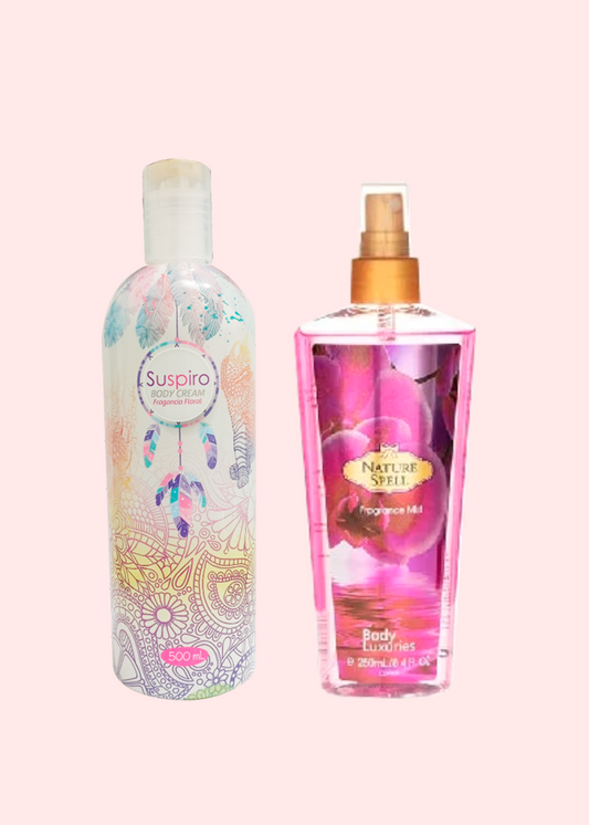 KIT BEAUTY MARKET NAVIDAD 2025 SUSPIRO BODY 500ML + NATURE SPELL 250ML